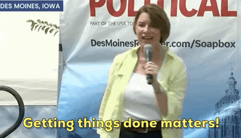 Amy Klobuchar 2020 Race GIF by Election 2020