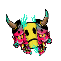 inzano happy smile sad crazy Sticker