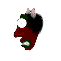 11m1_ari mask hannya elmonari Sticker