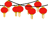 guan_wei_1018 農曆新年 喵喵凱 燈籠 元宵燈籠 Sticker