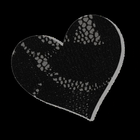 b-six giphygifmaker heart lace blackheart GIF