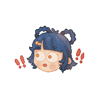 Surprised Girl Sticker