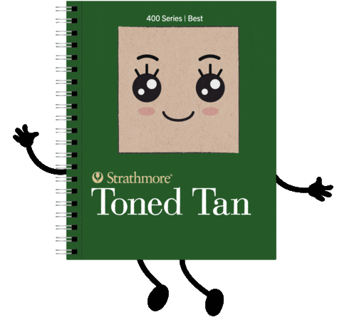 Toned Tan Sticker by Strathmore Artist Papers