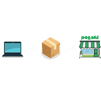 Ecommerce Shop Online Sticker by Pegaki