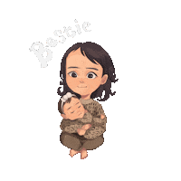Family Sister Sticker by Rafhi Dominic
