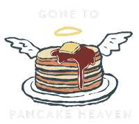 pancakesocial angel pancakes pancake stack pancake social Sticker