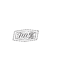 100 Percent Cycling Sticker by 100%