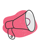 FertilityOutLoud megaphone speak up ttc take action Sticker