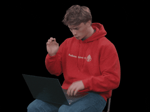 Typing Studying GIF by Radboud University