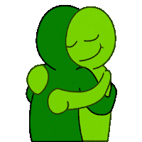 I Love You Hug Sticker