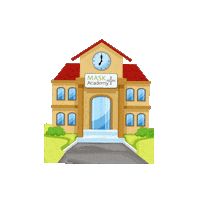 School Mask Sticker by maskmatters