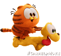 Garfield Running Sticker by Sony Pictures