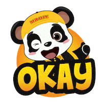 Panda Mascot Sticker by MR.DIY