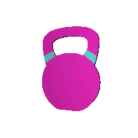 Kettlebell Cutout Sticker by Karums
