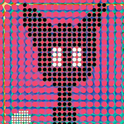 Puppaduppy art cat animation rainbow GIF