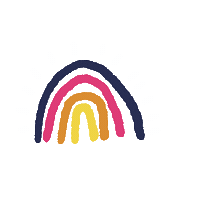 Rainbow Color Sticker