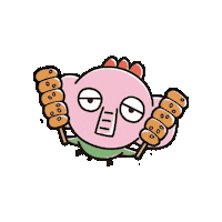 ピンク Sticker by PHADS