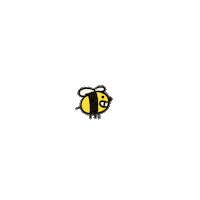 hollidaystclair worm bee cherry love me not Sticker