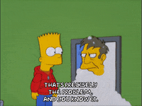 angry bart simpson GIF
