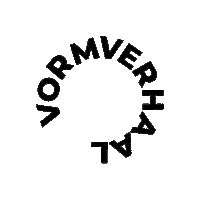 vormverhaal logo design branding newwork Sticker