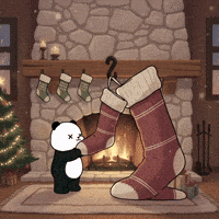 Merry Christmas Home GIF by Kanpai Pandas