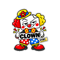 Joke Clown Sticker by ZTIKIX