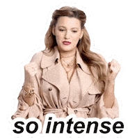 Surprised Too Much Sticker by Blake Lively Fan