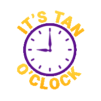 Tanning Salon Clock Sticker by Zoom Tan