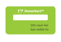 Donor Sticker by Organdonasjon