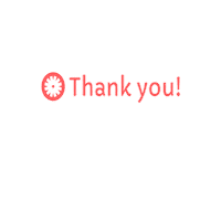 Thank You Sticker by ROSA e.V.