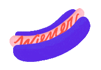 PrivatesProject dog frank hotdog hot dog Sticker