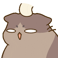 Angry Cat Sticker by Bichi Mao
