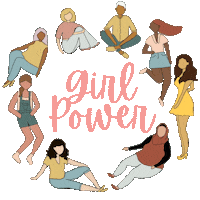 Girl Group Feminism Sticker by Social Media Sof