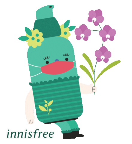 innisfreesingapore giphyupload love animal mask Sticker