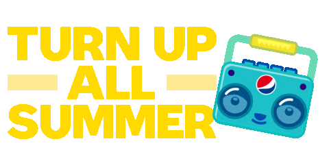 Turn Up Party Sticker by Pepsi #Summergram