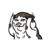 Maru Dont Listen Sticker