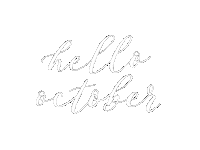 Fall Hello Sticker