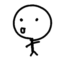 Ru66ishGame drawing 手描き 棒 karasu Sticker