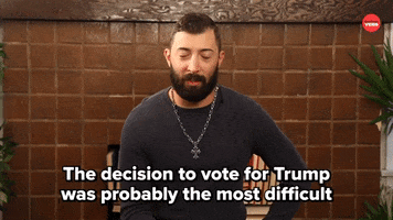 Voting Donald Trump GIF by BuzzFeed