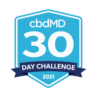 Sticker by cbdMD