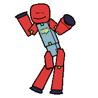 Happy Dance Sticker by StikBot