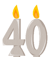 Birthday Flickering Sticker