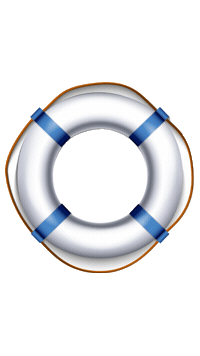 Lifesaver Abide Sticker by Jason Earls