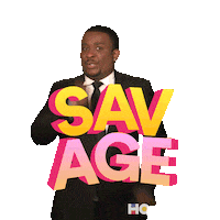 no good savage Sticker by HQ Trivia