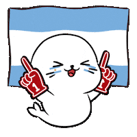 Vamos Argentina Lionel Messi Sticker by Sappy Seals