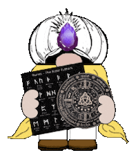 Fortune Teller Gnome Sticker