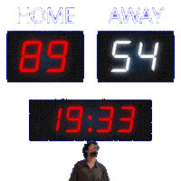 54 Away Sticker