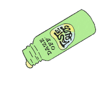 Bottle Drip Sticker by Daze Off