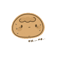 uucooookie no oh oh no nooo Sticker
