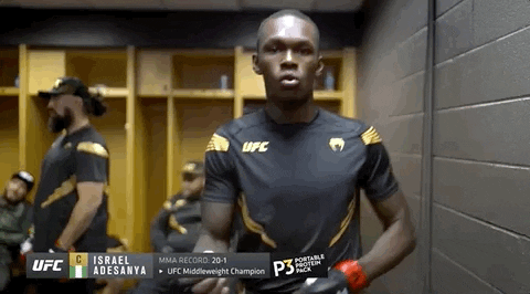 Israel Adesanya Sport GIF by UFC